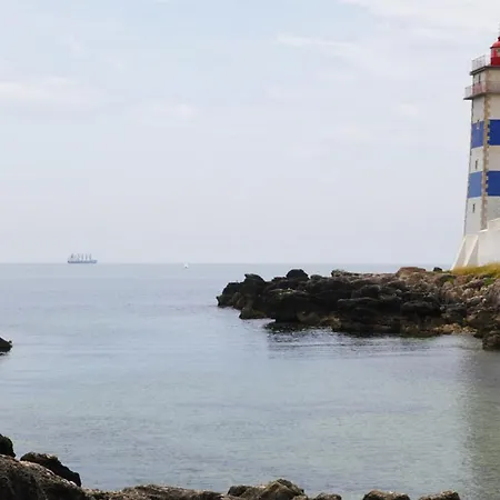 Wondrous Terrace In Center Cascais