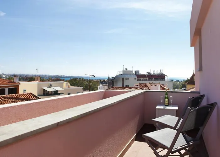 Wondrous Terrace In Center * Cascais